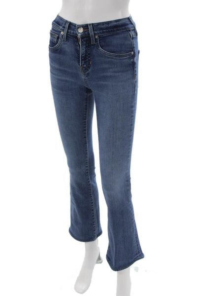 Veronica Beard Women Flared Blue Jeans Size 23