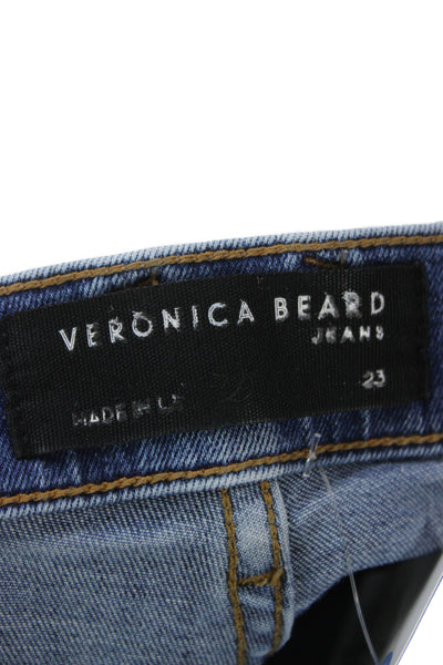 Veronica Beard Women Flared Blue Jeans Size 23