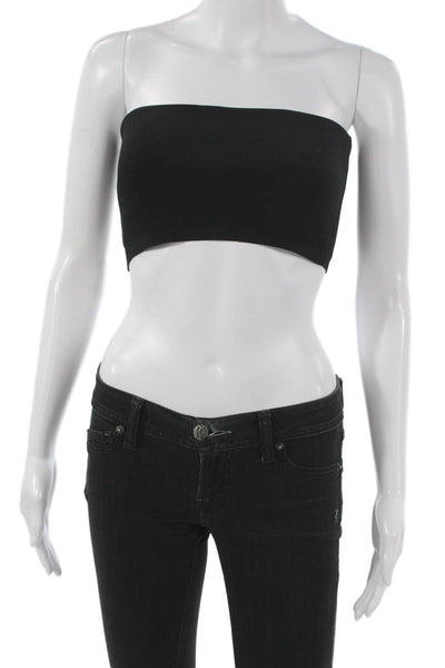 A.L.C. Womens Black Off Shoulder Sleeveless Basic Tank Size S