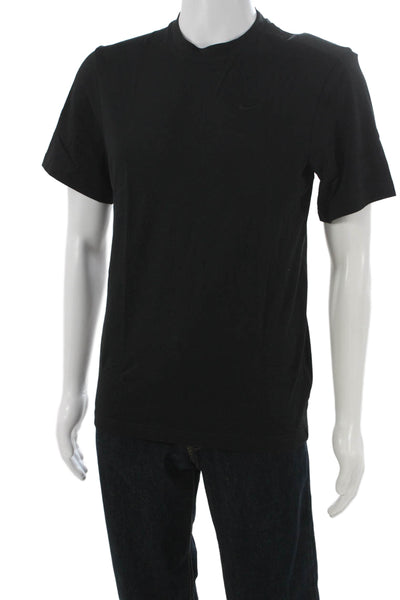 Nike Mens Black Cotton Basic Crew Neck Short Sleeve T-Shirt Size S