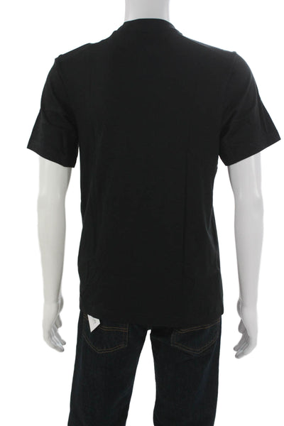 Nike Mens Black Cotton Basic Crew Neck Short Sleeve T-Shirt Size S
