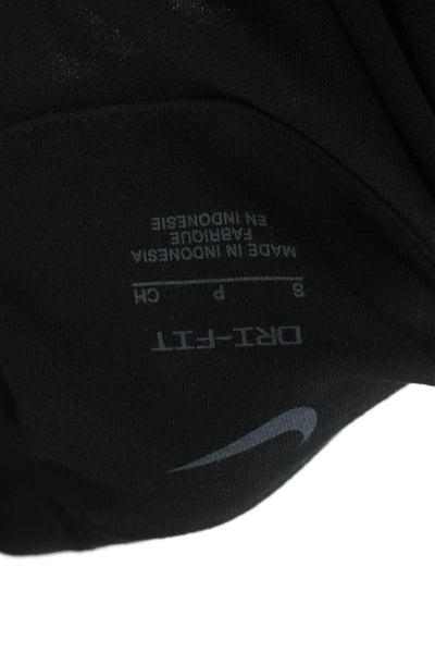 Nike Mens Black Cotton Basic Crew Neck Short Sleeve T-Shirt Size S