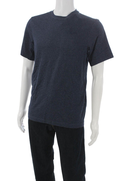 Nike Mens Basic Blue Cotton Crew Neck Short Sleeve T-Shirt Size S
