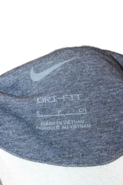 Nike Mens Basic Blue Cotton Crew Neck Short Sleeve T-Shirt Size S