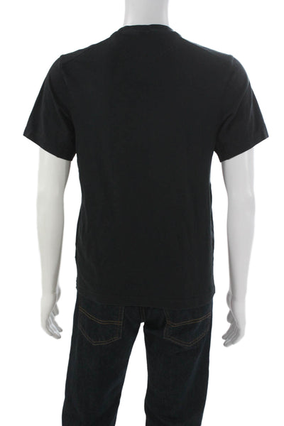 Nike Mens Black Basic T-Shirt Short Sleeve Crew Neck 60/40 Cotton Size S