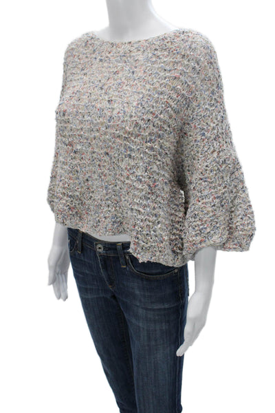 Mes DeMoiselles Paris Womens Sweater Multicolor 3/4 Sleeve Size One Size