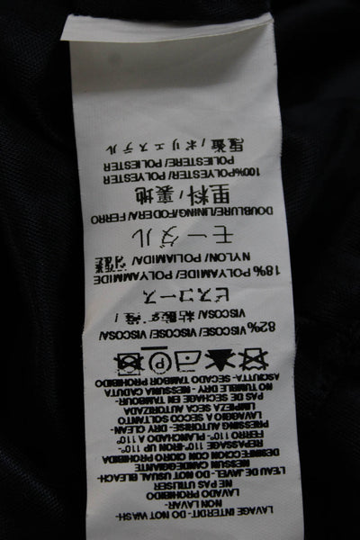 Sinequanone Womens Shift Dress Blue Viscose Short Sleeve Size 34