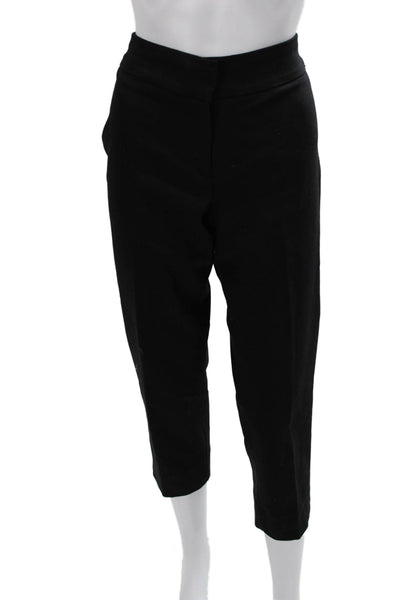 Michael Michael Kors Womens Cropped Black Pants Zip Size 2