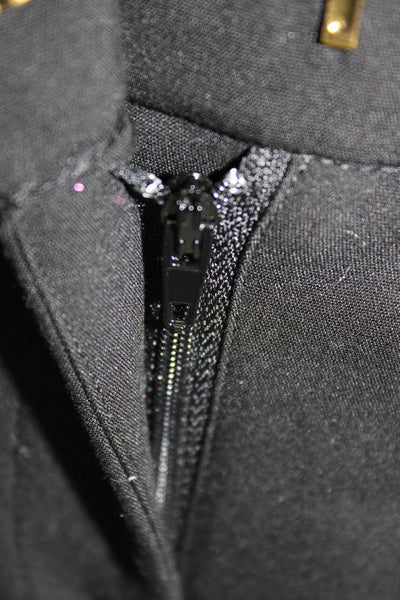 Michael Michael Kors Womens Cropped Black Pants Zip Size 2