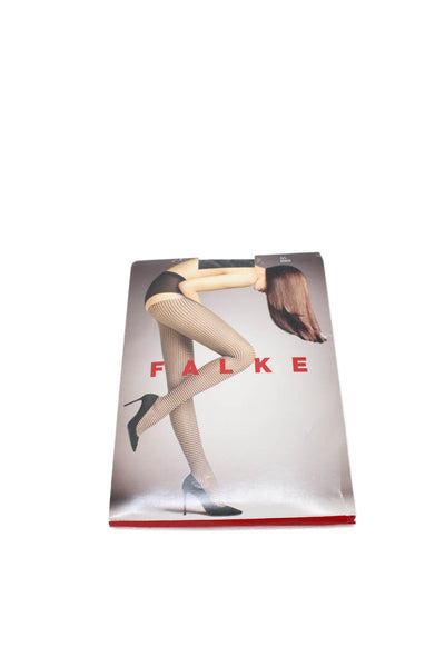 Falke Women's Fashion Tights Mesh Stocking Black Size S Lot 4