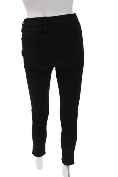 Frame Denim Womens Black Skinny Jeans Size 26