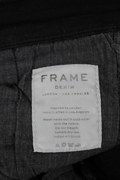 Frame Denim Womens Black Skinny Jeans Size 26