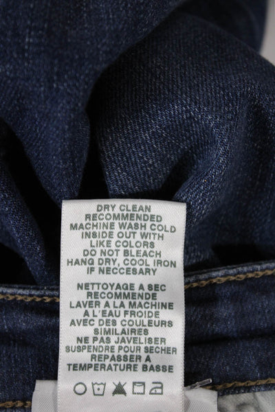 Joes Women Ankle Blue Jeans Mid Rise Cotton Button Inseam 28 Size 26