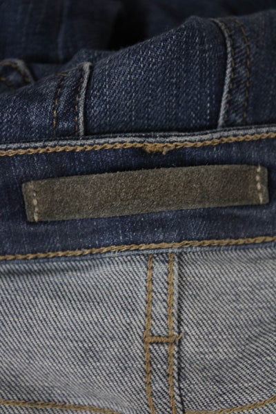 Joes Women Ankle Blue Jeans Mid Rise Cotton Button Inseam 28 Size 26