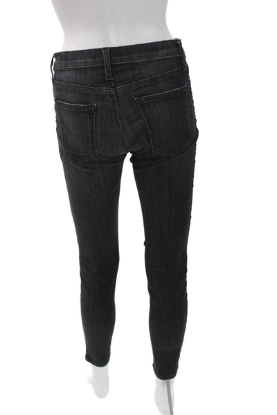 Current/Elliott Womens Black Skinny Jeans Cotton Size 26