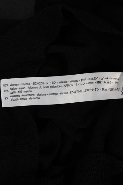 Zara Womens Black Turtleneck Pullover Long Sleeve Size S