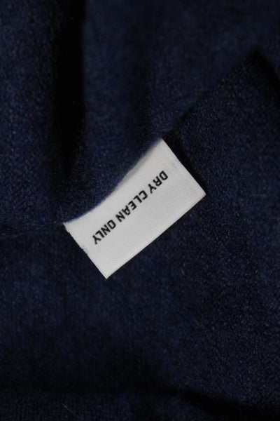 The Cashmere Project Womens Pullover Sweater Blue Cashmere V Neck Size S