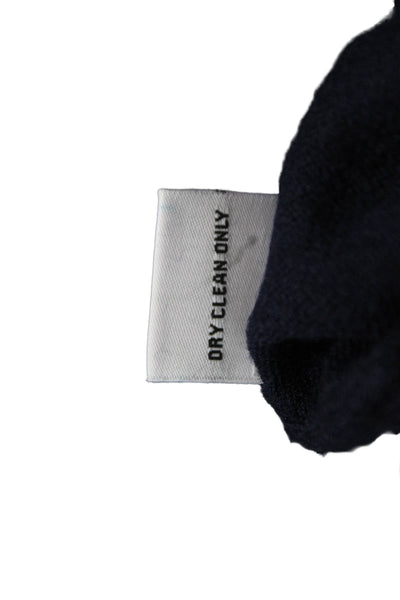 The Cashmere Project Womens V-Neck Cashmere Sweater Blue Long Sleeve Size S