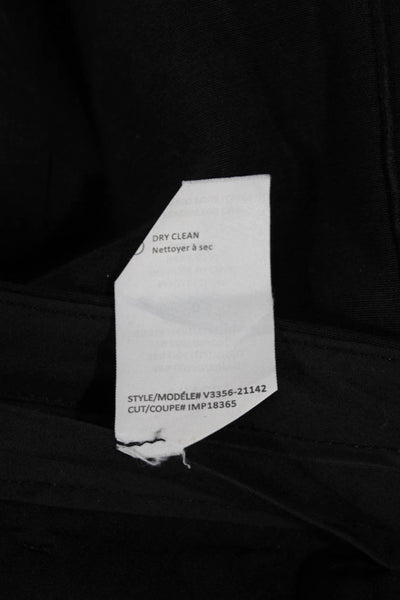 Vince Women Black Cupro Dress Pants Zip Inseam 27 Size 0