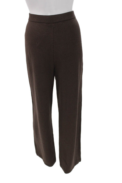 St. John Collection Womens Brown Wool Dress Pants Size 8