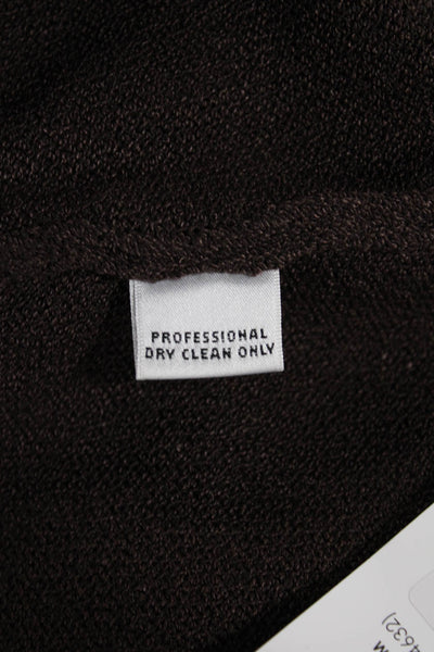 St. John Collection Womens Brown Wool Dress Pants Size 8