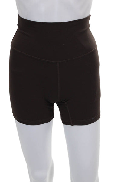 Lululemon Womens Athletic Nylon Shorts Brown Size 2