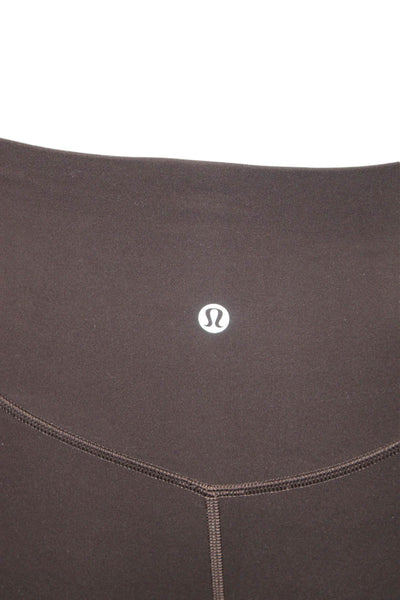 Lululemon Womens Athletic Nylon Shorts Brown Size 2