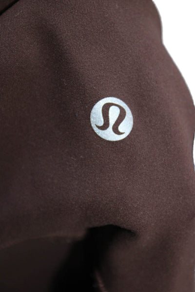 Lululemon Womens Athletic Nylon Shorts Brown Size 2