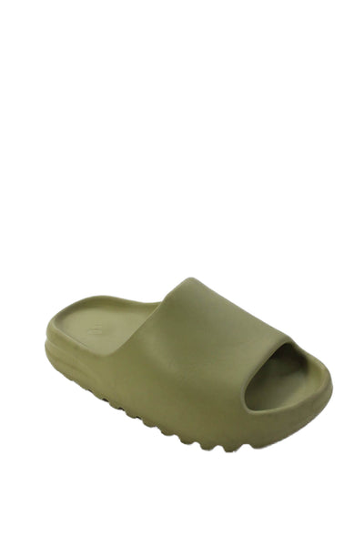 Adidas Womens Slip On Single Strap Rubber Slide Sandals Brown Size 5