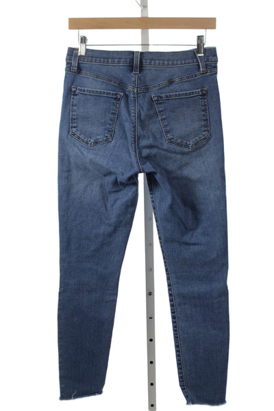 J Brand Women Skinny Jeans Blue High Rise Zip Inseam 26 Size 27