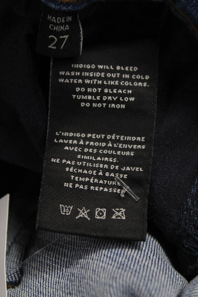J Brand Women Skinny Jeans Blue High Rise Zip Inseam 26 Size 27