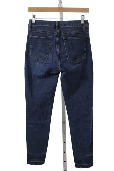 Joes Womens Skinny High Rise Jeans Blue Cotton Blend Size 28