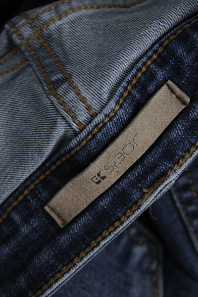 Joes Womens Skinny High Rise Jeans Blue Cotton Blend Size 28