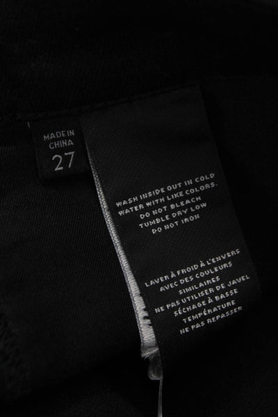J Brand Womens Skinny High Rise Black Jeans Size 27