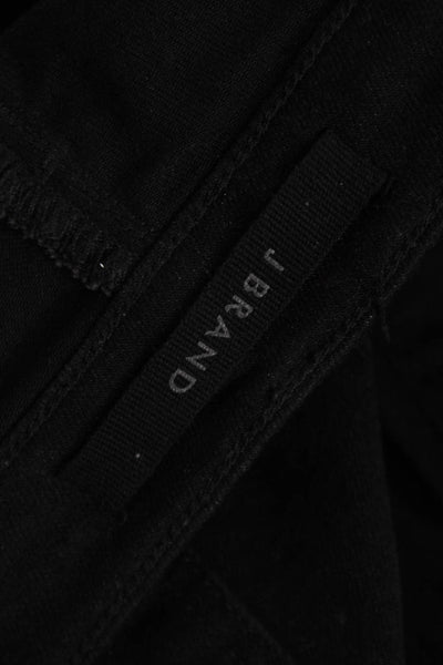 J Brand Womens Skinny High Rise Black Jeans Size 27