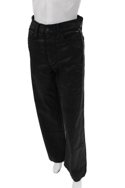 Joes Jeans Womens Wide Leg High Rise Black Jeans Size 25