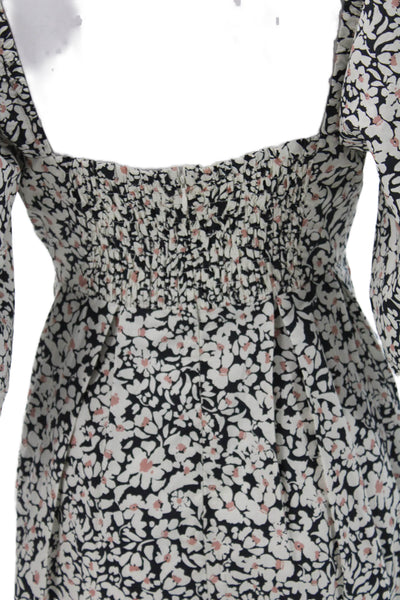 Greylin Anthropologie Womens Fit & Flare Floral Sweetheart Short Dress Size XS