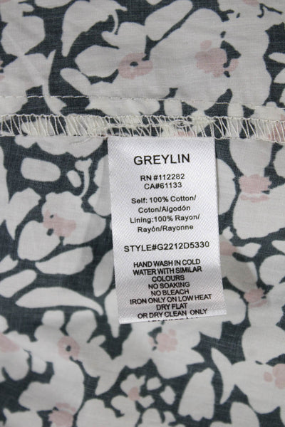Greylin Anthropologie Womens Fit & Flare Floral Sweetheart Short Dress Size XS