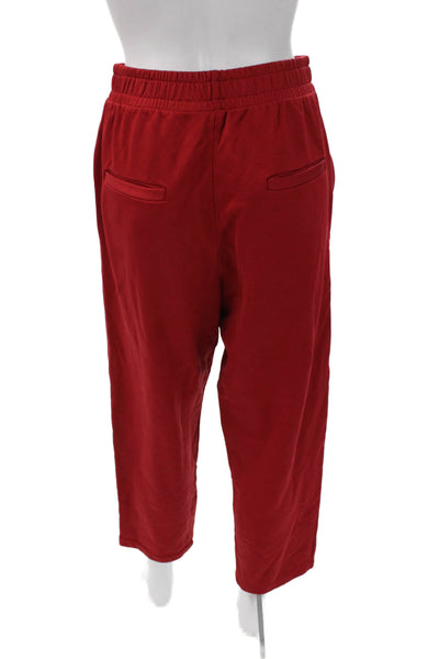 Isabel Marant Etoile Womens Red Pull On Polyamide Sweatpants Size 36