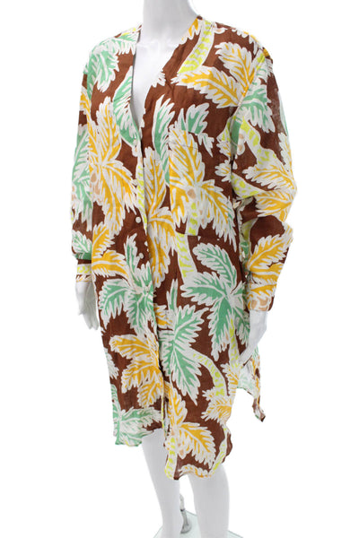 Rachel Comey Womens Linen V Neck Shirt Dress Size 4