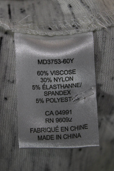 Katherine Barclay Womens Gray T Shirt Dress Short Sleeve Size M