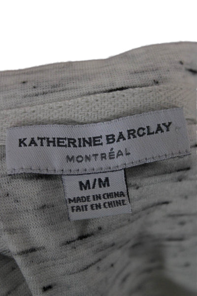Katherine Barclay Womens Gray T Shirt Dress Short Sleeve Size M