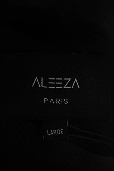 Azeeza Women Pleated Black Long Skirt Size L