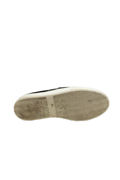 Vince Womens Suede Slide On Casual Walking Sneakers Black Size 9.5 Medium