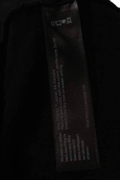 Eileen Fisher Women Basic Tank Black Tencel Lyocell Sleeveless Size 2XS