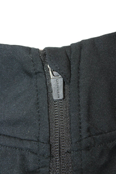 Danskin Women Track Jacket Black Zip Long Sleeve Size L