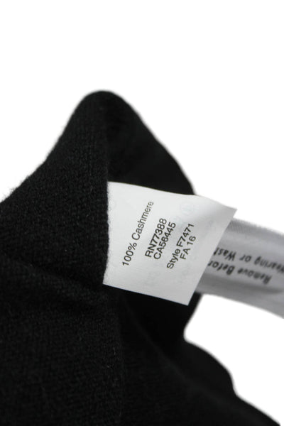 Madewell Womens Black Cashmere Crew Neck Pullover Sweater Long Sleeve Size S