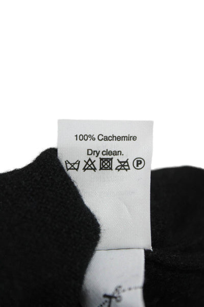 Madewell Womens Black Cashmere Crew Neck Pullover Sweater Long Sleeve Size S