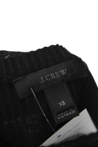 J Crew Womens Camisole Black Scoop Neck Size XS