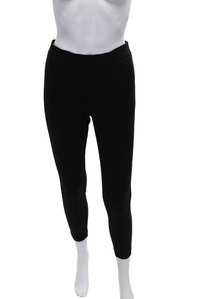 J Crew Womens Black Viscose Ankle Leggings Petite Size M